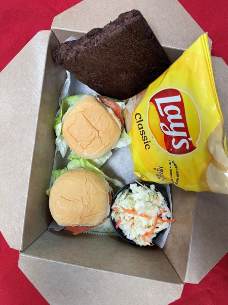 Cheeseburger Boxed Lunch